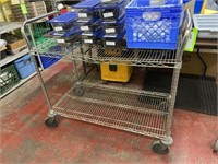 Rolling Metro Shelf Cart