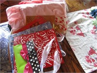 Collection of Table Linens & Gift Bags