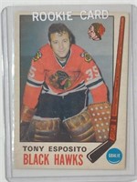 1969-70 OPC Tony Esposito Rookie Card
