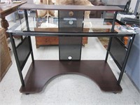 GLASS TOP GAMING DESK