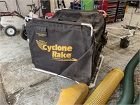 Cyclone rake, with all hoses and power unit