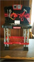 CRAFTSMAN TOY WORK BENCH W/ACCESSORIES