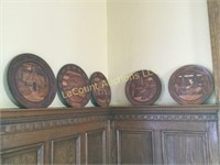 5 decorative plates