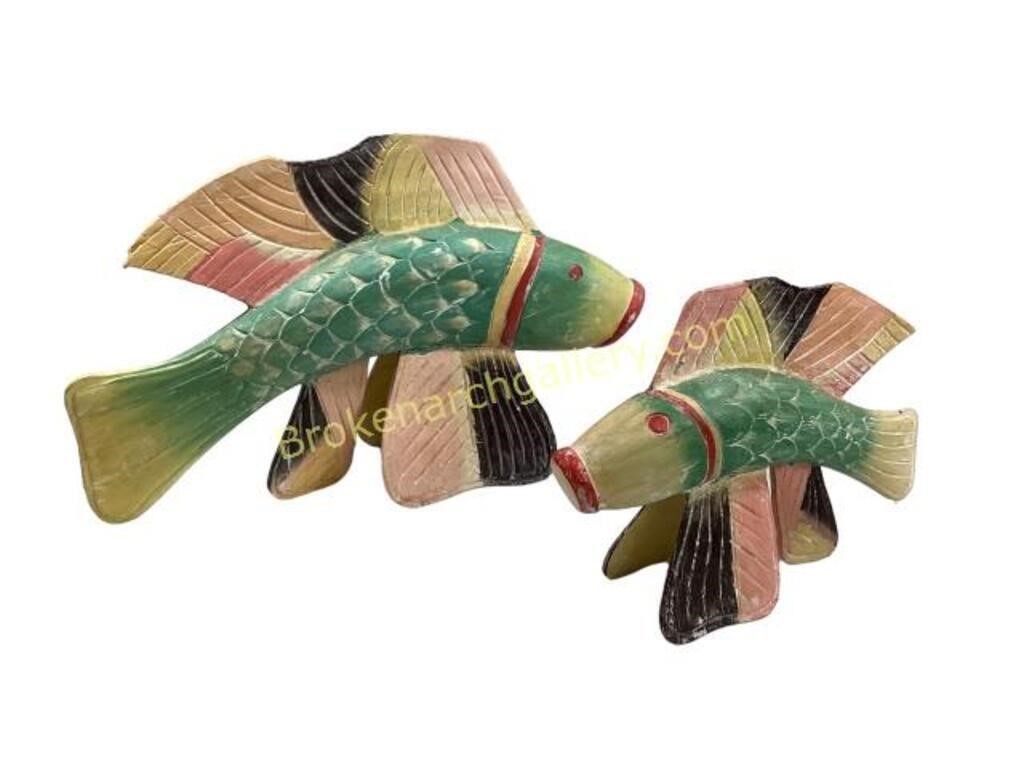 Painted Wooden Fish