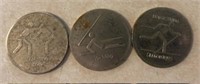 3 Different Olympic Coin Sports