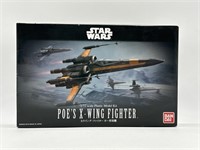 New Bandai Star Wars Poe's X-Wing Fighter Model