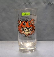 Vintage Exxon advertising drinking glass