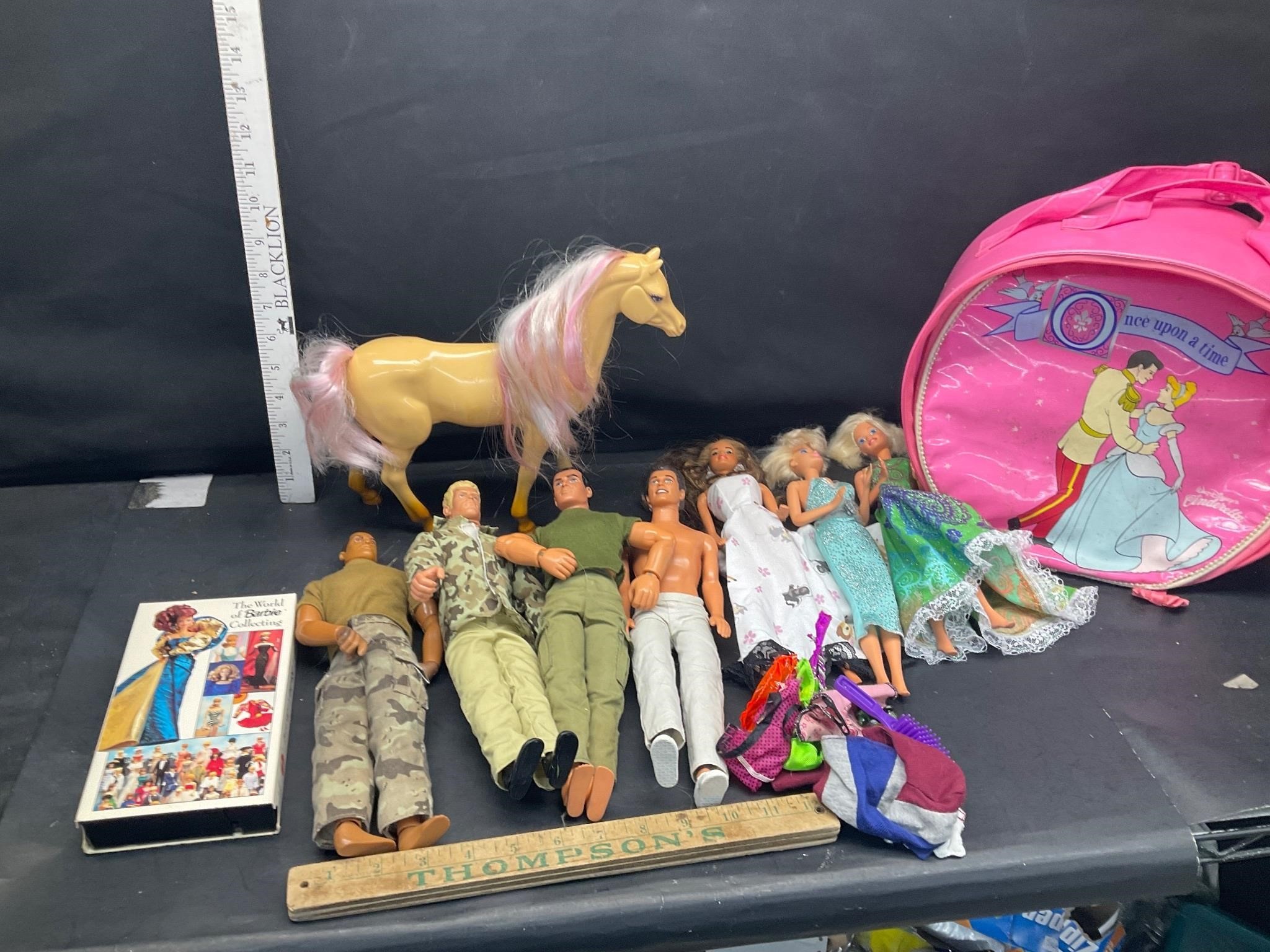 Barbie,Ken, Gi-joe and others