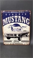 Mustang Metal Sign