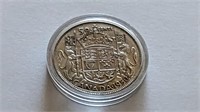 1950 Canada Silver 50 Cent Coin