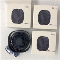 3PCS USB DESK FAN