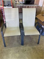 Pair of lawn chairs