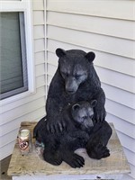 Bear and Cub Statue