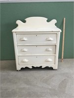painted wash stand w/towel bar