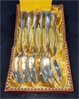 Ornate Handled Fork & Two Spoons