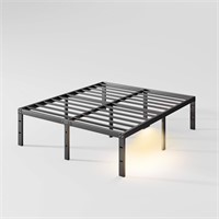 qimamo 14 Inch Queen Bed Frame, Metal Platform Bed