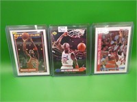 (3) Different 1993 Michael Jordan Cards,