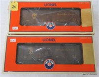 2 Lionel LLC UPS Centennial Box Cars, OB