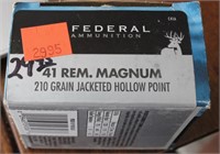 federal 41 rem mag hollow points 25rounds