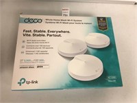 TP LINK WHOLE HOME MESH WIFI SYSTEM