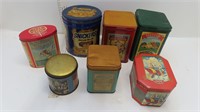 vintage decorative tins