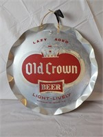 Old Crown Beer Tray- Fort Wayne Memorabilia