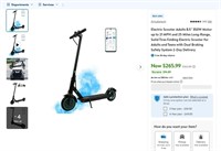 N4627  Artudatech Electric Scooter, 8.5" Folding,