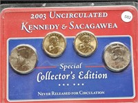 2003P&D Kennedy & Sacagawea Special Collectors Ed