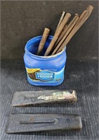 (U) Lot Includes:Punch/Chisels, Files, Steel