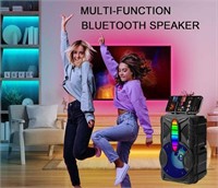 CZRXLLGD Bluetooth Speaker, IPX5 Waterproof (Blue)