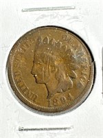 1894 Indian Head Penny AG