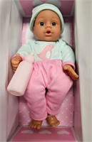 Soft and Cuddly Girl Baby Doll 11”