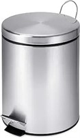 Honey-can-do Mini Stainless Steel Trash Can With