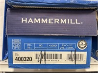 Hammermill paper 4,000 sheets