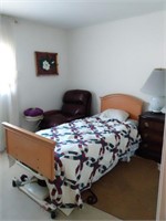 Bedroom with Hospital bed