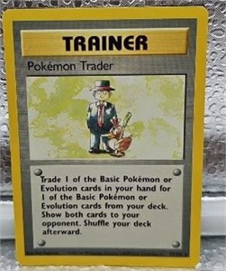 1999 pokemon  card - trainer - pokemon trader