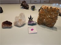 Gemstone Crystal lot Amethyst Citrine Quartz. Dini