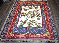Lovely Christmas Themed Throw Rug with