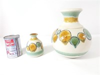 2 vases en céramique faites en Allemagne de