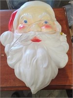 Light Up Wall Santa Head