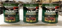 3 Rust Oleum farm equipment- John Deere green -
