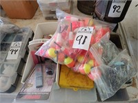 Fishing Bobbers and misc. items