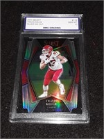 Silver Die-Cut Travis Kelce 2021 Select GEM MT 10