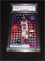 Pink Camo Magic Johnson 2020 Mosaic GEM MT 10