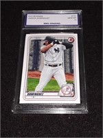 Jaason Dominguez 2020 Bowman GEM MT 10