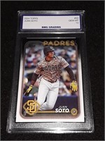 Juan Soto 2024 Topps GEM MT 10 Padres