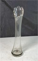 Nice clear vase approx 12 inches tall