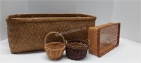 4 - WICKER BASKETS