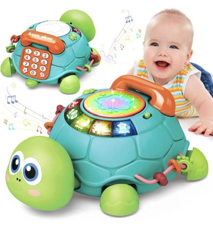 Musical turtle toddler toy