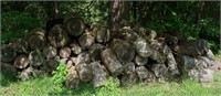 Large Pile of Cut Logs/Firewood